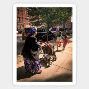 Harlem people, New York City Sticker